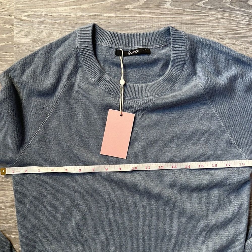 NEW Quince Mongolian Shrunken Cashmere Sweater - Picture 7 of 8